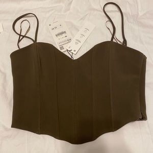 NWT Zara Bustier Top size XS